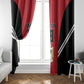 Custom Egypt Football Window Curtain 2026 Glory Run Red Edition