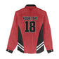 Custom Egypt Football Women Casual Shirt 2026 Glory Run Red Edition
