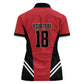 Custom Egypt Football Women Polo Shirt 2026 Glory Run Red Edition
