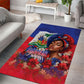 Haitian Princess Area Rug Cultural Pride Floral Art