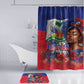 Haitian Princess Bathroom Set Cultural Pride Floral Art