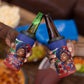 Haitian Princess 4 in 1 Can Cooler Tumbler Cultural Pride Floral Art