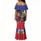 Haitian Princess Mermaid Dress Cultural Pride Floral Art