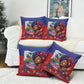 Haitian Princess Pillow Cover Cultural Pride Floral Art