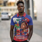 Haitian Princess Polo Shirt Cultural Pride Floral Art