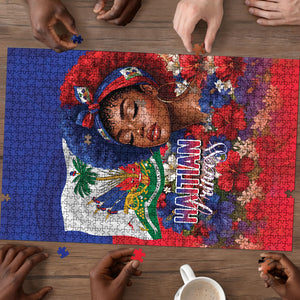 Haitian Princess Puzzle Cultural Pride Floral Art