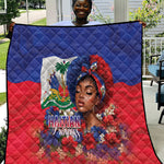 Haitian Princess Quilt Cultural Pride Floral Art