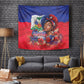 Haitian Princess Tapestry Cultural Pride Floral Art