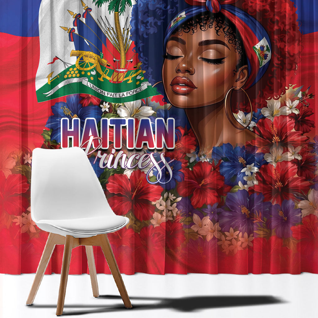 Haitian Princess Window Curtain Cultural Pride Floral Art