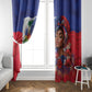 Haitian Princess Window Curtain Cultural Pride Floral Art