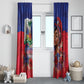 Haitian Princess Window Curtain Cultural Pride Floral Art