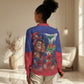 Haitian Princess Women Casual Shirt Cultural Pride Floral Art