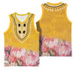 Africa Dashiki Basketball Jersey King Protea Floral Motif Patterns - African Pride
