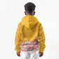 Africa Dashiki Kid Hoodie King Protea Floral Motif Patterns
