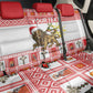 Personalized Ethiopia Melikam Gena Back Car Seat Cover Merry Christmas Lion of Judah