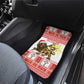 Personalized Ethiopia Melikam Gena Car Mats Merry Christmas Lion of Judah