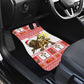 Personalized Ethiopia Melikam Gena Car Mats Merry Christmas Lion of Judah