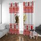 Personalized Ethiopia Melikam Gena Window Curtain Merry Christmas Lion of Judah