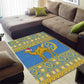 Personalized Eritrea Emblem Area Rug Ruhus Beal Lidet - Kente Pattern