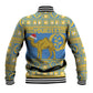 Personalized Eritrea Emblem Baseball Jacket Ruhus Beal Lidet - Kente Pattern LT18