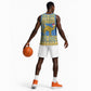 Personalized Eritrea Emblem Basketball Jersey Ruhus Beal Lidet - Kente Pattern - African Pride