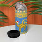 Personalized Eritrea Emblem 4 in 1 Can Cooler Tumbler Ruhus Beal Lidet - Kente Pattern