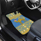Personalized Eritrea Emblem Car Mats Ruhus Beal Lidet - Kente Pattern