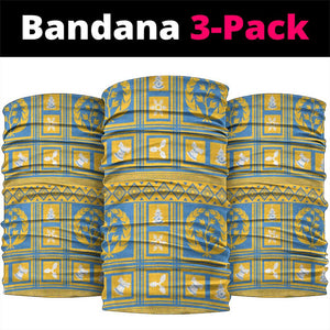 Personalized Eritrea Emblem Neck Gaiter Ruhus Beal Lidet - Kente Pattern LT18