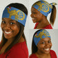 Eritrea Emblem Neck Gaiter Ruhus Beal Lidet - Kente Pattern - African Pride
