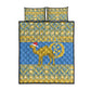 Personalized Eritrea Emblem Quilt Bed Set Ruhus Beal Lidet - Kente Pattern