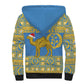 Personalized Eritrea Emblem Sherpa Hoodie Ruhus Beal Lidet - Kente Pattern