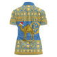 Personalized Eritrea Emblem Women Polo Shirt Ruhus Beal Lidet - Kente Pattern