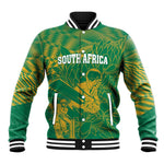 Cricket South Africa Custom Baseball Jacket Green Version Proteas - African Pride