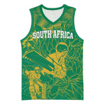 Cricket South Africa Custom Basketball Jersey Green Version Proteas - African Pride