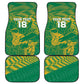 Cricket South Africa Custom Car Mats Green Version Proteas - African Pride