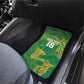 Cricket South Africa Custom Car Mats Green Version Proteas - African Pride