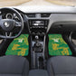 Cricket South Africa Custom Car Mats Green Version Proteas - African Pride