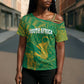 Cricket South Africa Custom Cross Shoulder Shirt Green Version Proteas