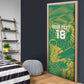Cricket South Africa Custom Door Cover Green Version Proteas