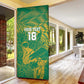 Cricket South Africa Custom Door Cover Green Version Proteas