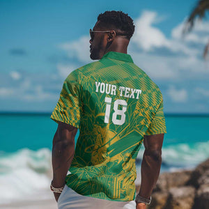 Cricket South Africa Custom Hawaiian Shirt Green Version Proteas - African Pride
