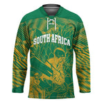 Cricket South Africa Custom Hockey Jersey Green Version Proteas