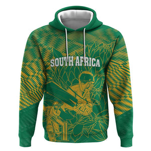 Cricket South Africa Custom Hoodie Green Version Proteas - African Pride