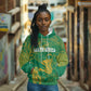 Cricket South Africa Custom Hoodie Green Version Proteas - African Pride