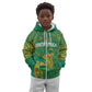 Cricket South Africa Custom Kid Hoodie Green Version Proteas - African Pride