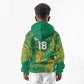 Cricket South Africa Custom Kid Hoodie Green Version Proteas - African Pride