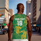 Cricket South Africa Custom Men Tank Top Green Version Proteas - African Pride