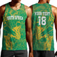 Cricket South Africa Custom Men Tank Top Green Version Proteas - African Pride