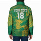 Cricket South Africa Custom Padded Jacket Green Version Proteas