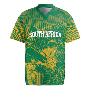 Cricket South Africa Custom Rugby Jersey Green Version Proteas - African Pride